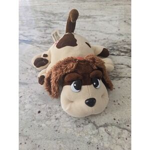 2000 Pound Puppies Plush Jakks Electronic Dog w/ Red Collar Wags Tail /Barks Toy